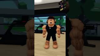 Hitting the weights in Roblox [upl. by Artenal770]