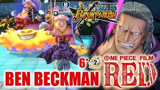 6⭐️ Boost 2 Film Red BEN BECKMANAwesome Defender SS League Gameplay  One Piece Bounty Rush [upl. by Foulk]