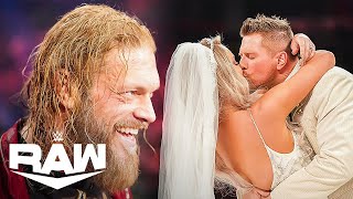 Edge CRASHES the Miz and Maryse’s Wedding  WWE Raw Highlights 122721 WWE on USA [upl. by Rajiv]