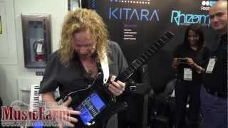 Winter NAMM 12  Misa Digital Kitara Digital Guitar [upl. by Noirod]