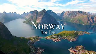 Top 10 Places To Visit In Norway [upl. by Ennagem]