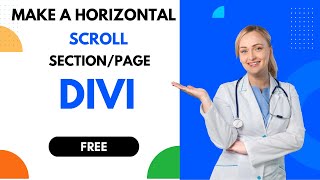 Make a Horizontal Scroll SectionPage in Divi FREE  Horizontal Sliding Urdu ampHindi [upl. by Nolrak]