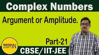 Problems on Argument or Amplitude of Complex Numbers  PART21  Complex Numbers Class11 CBSEJEE [upl. by Seko]