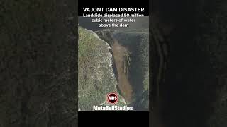 Vajont Dam disaster Italy 1963 🌊🤯 [upl. by Mittel]