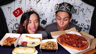 Yellowcab PIZZA Mukbang  request of Hungry Cakes [upl. by Faina]