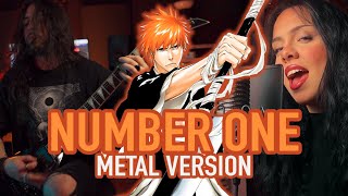 NUMBER ONE From BLEACH  ORIGINAL METAL COVER by Rocco Minichiello feat melissabruscky [upl. by Hgielrac]