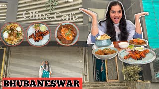 OLIVE CAFE  BHUBANESWAR  FOOD VLOG  Odia Vlog  Odisha  Explore with Julie ☺️🙏 [upl. by Im791]