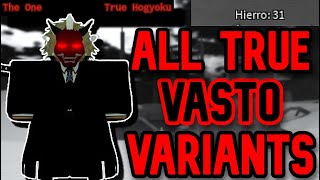 TYPE SOUL  TRUE VASTO ALL VARIANTS SHOWCASE [upl. by Aneliram]