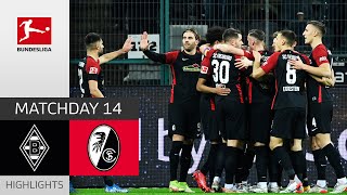 Borussia Mgladbach  SC Freiburg 06  Highlights  Matchday 14 – Bundesliga 202122 [upl. by Mariand]