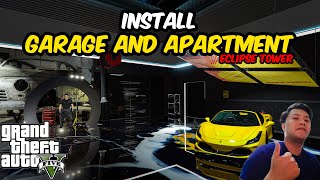 CARA INSTALL MOD ECLIPSE COMPLEX GARAGE amp APARTMENT 2024 DI GTA V [upl. by Ekoorb414]