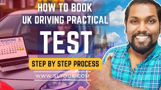 Book Your Practical Driving Test in UK  Online Application Process  Driving in UK  SL TO UK [upl. by Sivrat]