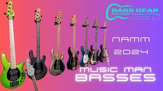 NAMM 2024 The Music Man Lineup namm2024 ernieballmusicman bassguitar [upl. by Hengel]