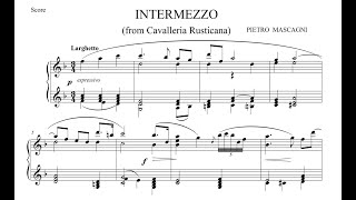 Intermezzo Sinfonico Piano Sheet  Pietro Mascagni [upl. by Dajma979]