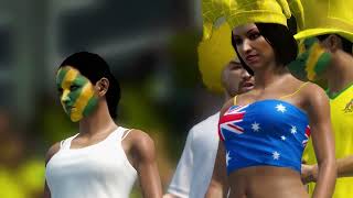 2010 Fifa World Cup Ghana  Australia Xbox 360 Gameplay [upl. by Garlinda]