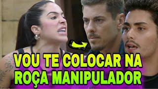 LUANA SURTA COM SACHA “VOCÊ É UM MANIPULADOR IREI TE COLOCAR NA ROÇA” EM A FAZENDA 16  FIM DO G4 [upl. by Anomar]