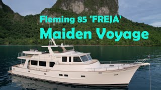 Fleming 85 Freja Maiden Voyage [upl. by Pamela]