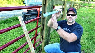 HOW TO INSTALL A FARM GATE [upl. by Maidel]