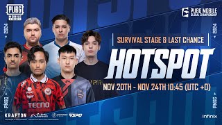 Survival Stage Hotspot  2024 PUBG MOBILE GLOBAL CHAMPIONSHIP [upl. by Glori]