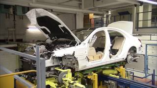 MercedesBenz 2014 SClass Production Sindelfingen Plant HD [upl. by Nnylakcaj]