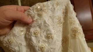 I washed my wedding dress in the washing machine [upl. by Graces163]