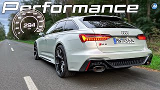 NEW RS6 Performance 630hp  0290 kmh acceleration🏁  by Automann in 4K [upl. by Russel]