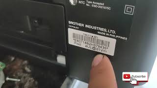 HOW TO FIXRESET INKBOX FULL ERROR BROTHER T420w FULL TUTORIAL VIDEO [upl. by Roderic]