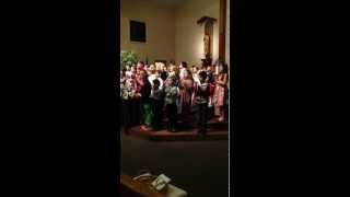 Celestes First Reconciliation  Recessional Song Ephesians 17 [upl. by Enirehtahc]