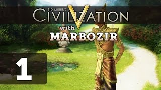 Civilization 5 Deity Lets Play as Siam  Part 1 [upl. by Kred552]