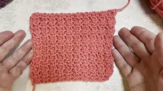 EASY CROCHET BLANKET STITCH the Silt Stitch [upl. by Dlanod]