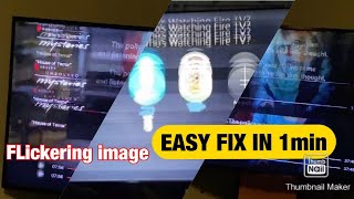 EASY FIX How to Fix Samsung LED TV Flickering Flashing Screen [upl. by Diskson]