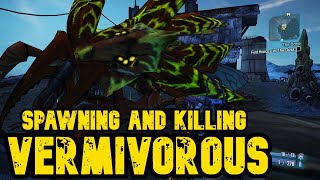 How To Spawn Vermivorous The Invincible  Borderlands 2  Solo TVHM [upl. by Ackler]