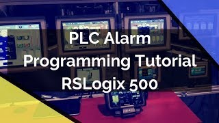 PLC Alarm Programming  Fault Capturing Example in Ladder Logic RSLogix 500 Allen Bradley [upl. by Ennovyhc]