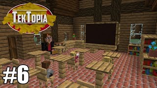 TekTopia 6  School is Cool Minecraft Villager Mod [upl. by Anelak]