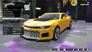 GTA 5 Declasse Vigero ZX Customization Chevrolet Camaro ZL1 [upl. by Cottle]