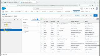 Create reports with the report builder  Reports and Dashboards for lightning experience  SFDC [upl. by Nadnarb155]