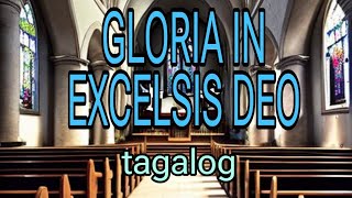 GLORIA IN EXCELSIS DEOTagalog minus 1 with lyrics  piano cover Orly Tungala [upl. by Kciredes]