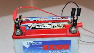 How to charge 12V Battery at home  EASY [upl. by Aserehc]