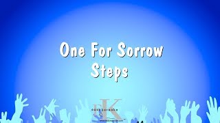 One For Sorrow  Steps Karaoke Version [upl. by Giardap564]