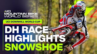 Mens Downhill Race Highlights Snowshoe USA  UCI Mountain Bike World Series [upl. by Orodisi]