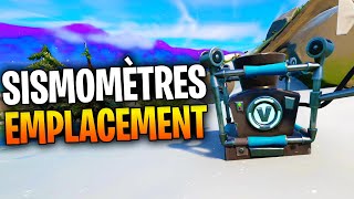 OBTENIR DES RELEVÉS DE SISMOMÈTRES FORTNITE EMPLACEMENT SISMOMÈTRES RECEVOIR OBJECTIF LOGJAM [upl. by Minardi362]