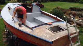 Painting Deck Time Lapse  Yacht Restoration  Yacht Warlord [upl. by Aleras]