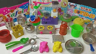 Play with Amazing mini kitchen set MINI CLAY Dolliyon [upl. by Einittirb996]