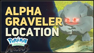 Big Alpha Graveler Location Pokemon Legends Arceus [upl. by Shayne]