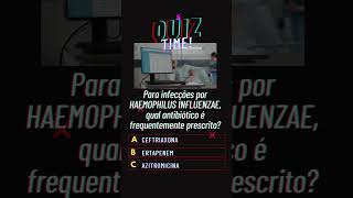 QUIZ DE ANTIBIOTICOTERAPIA  QUESTÕES DE 1620 [upl. by Irvine]