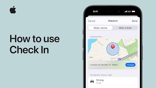 How to use Check In on your iPhone  Apple Support [upl. by Dulcia]