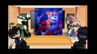 Afton family react to security breach  gacha club FNAF [upl. by Dolloff623]