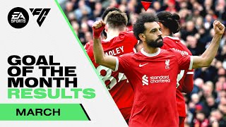 March Goal of the Month  Darwin Nunez Last Minute Winner amp Mo Salah Finish  Liverpool FC [upl. by Neelik]