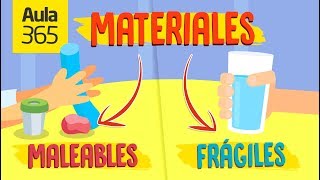 ¿Cuáles son las propiedades de los materiales  videos Educativos Aula365 [upl. by Newman]