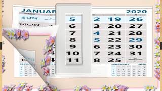 Pattern in calendar [upl. by Anders380]