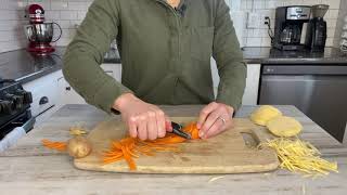 How to Use a Julienne Peeler [upl. by Lem]